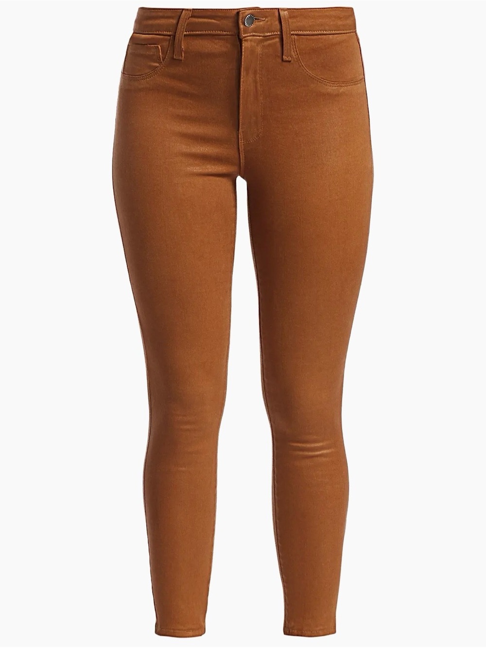 L’Agence Margot Mid-Rise Stretch Skinny Ankle Jeans in Java Coated
Size 24 - Picture 7 of 12
